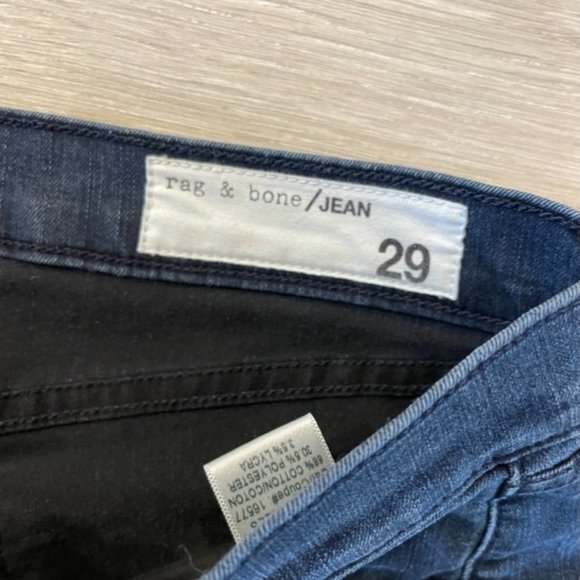 Rag & Bone Denim Skinny Jeans - Size 29 - Picture 3 of 4
